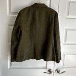 L'Agence  Kenzie Double Breasted Bouclé Tweed Blazer Ivy Green Size 14 NWT‎ Photo 9