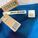 DKNY Blue buffalo Plaid pleated mini skirt by Jeans, juniors 7 academia style Photo 6