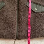 Sundance Kaia Sherpa Vest Brown & Green Teddy Vest Photo 12