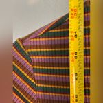 Reformation  Mod Sweater Dress In Gabriel Stripe Size Medium 70s 80s Retro Photo 5