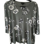 J. Jill Wearever Women's Olive Floral Ballet Photo 0