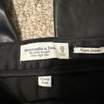 Abercrombie & Fitch Black Curve Love Leather Pants Photo 1