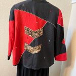 Indigo Blue Indigo Moon Red Safari Blazer sz small Photo 2