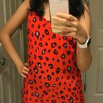 Ava Red Leopard Midi Slip Dress Photo 2