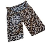 Onzie  Leopard Print High Rise Long Bike Shorts Photo 5