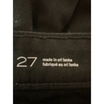 Pilcro High Waisted Straight Leg Chic Solid Wear Everyday Day Outfit Pants Sz 27 Black Photo 7