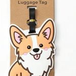 NWT Adorable Corgi Luggage Tag Photo 0