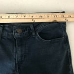 Levi's Womens Jeans 711 Skinny Dark Wash Ankle Crop Raw Hem Stretch Size 27 Photo 5