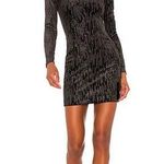 H:ours  Revolve Flirt Black Velvet Dress Photo 0