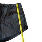 Princess Polly  Size 6 High Rise Sienna Shorts Black Faux Leather Baddie Motocore Photo 7