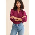 Anthropologie Pilcro The Tavi Buttondown Bohemian Top Size XSP Photo 11