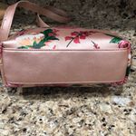 Betsey Johnson  Pink Floral Satchel Is Sweet, Features Crossbody Strap EUC Photo 6