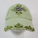 Justin Boots  Women’s Green Strapback Baseball Cap Hat M&F Western Products Photo 2