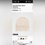 Lululemon  Warm Revelation Beanie
Wordmark Beige Beanie O/S‎ Photo 1
