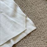 French Connection  Cream V-Neck Blouse with Lace Sleeves Photo 9