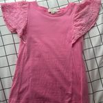 Molly Bracken Pink Ruffled Top Photo 0