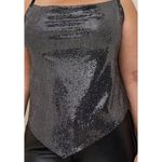 Torrid  sequin camisole black size 2 shimmery sparkles Photo 8