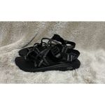 Chaco Sandals Women’s Size 9 Classic Strappy Toe Loop Shoes Black Outdoor Nature Photo 1