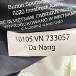 Burton  Dryride Cargo Snow Pants Medium Women White Insulated Ski Snowboard Photo 6