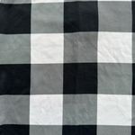 SheIn Buffalo Plaid Mock Neck Short Sleeve Crop Top in Black/White - Size Small Photo 7