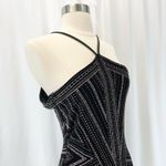 NEW Jump Apparel Womens XS Constellation Bodycon Dress Black Mauve Glitter Photo 2