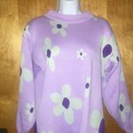Daisy Street Lavender Light Purple  Floral Sweater Tunic Dress Size S/M Photo 1