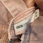 ASOS  Pale Pink Overall‎ Dress Size 10 Photo 6