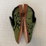 Free People Butterfly Effect Mule Green Velvet Photo 5