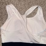 Nike Women's White and Black Sports Bra Photo 2