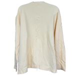 Liz Claiborne Vintage Elizabeth by  Butter Yellow Cardigan Sweater V-Neck Photo 1