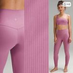 Lululemon  Align Ribbed High-Rise Pant 25“ Size‎ 4 Velvet Dust Pink Photo 1
