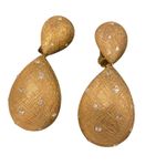 Christian Dior Vintage Dior 60s Gold Clip-On Earrings – Owned by Barbara Rush Photo 0