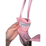 Satin Formal Ball Gown Pink‎ Spaghetti Strap Cross Back Maxi Dress Sz M Pink Size M Photo 7