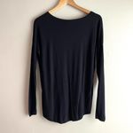 Vince . Cashmere Blend Drop Shoulder Long Sleeve‎ Knit Top in Black, Size XS Photo 8