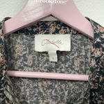 Cleobella Allison Dark Academia Floral Long Sleeve Shirt Blouse Size S Photo 1