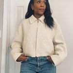 ZARA  Tweed Bomber Jacket Photo 5