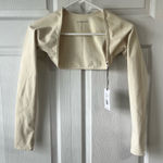 We Wore What  Off-White Dancer Sleeve Top NEW Size OD Balletcore Photo 0