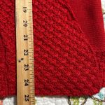 Ruby Rd. women’s size large red crochet sweater short sleeve workwear casual Photo 4