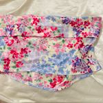 Beginning Boutique  Floral Strapless Top Photo 0