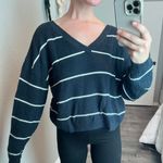Striped Slouchy Sweater Multi Size L Photo 2