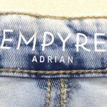 Empyre Adrian Cut Offs Jean Shorts High Waist Blue Acid Wash Retro Size 5 New Photo 4