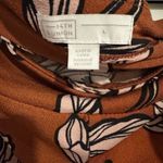 14th & Union NORDSTROM  Tie Front Skirt in Rust Sequoia Santa Fe Floral Sz L Photo 2