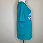 Delta Pro Weight Vintage Teal USA Sunflower Home Graphic T Shirt Sz Large Photo 3