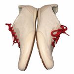 Cole Haan  Cream Leather Lace Up Sneakers Shoes size 7 Photo 4