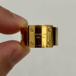 Michael Kors Stainless Steel Gold Plaque Size 8 Photo 0