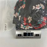 American Eagle Outfitters women's gray floral corset cross strap tie mini dress Size 10 Photo 9