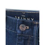 White House | Black Market WHBM The Skinny Crop High Rise Jeans 4 Ruched Ankle Preppy Casual Normcore Photo 5