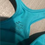 Nike  Women's Teal and Lime Sports Bra Photo 1