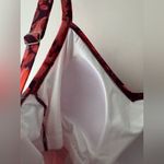 NEW!! L.L. Bean Floral Sunblocking Tankini Top Swimwear UPF 50+ Lycra Xtra Life Pink Size 16 Photo 2