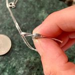 Sterling Silver Open “ribbon” Cross Pendant Necklace 18” Trust Hope Faith Love Photo 6